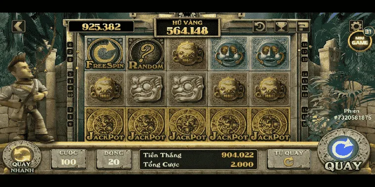 Trò Chơi Nổ Hũ Rừng Xanh Tại U888 Cơ Hội Trúng Jackpot Cực Lớn